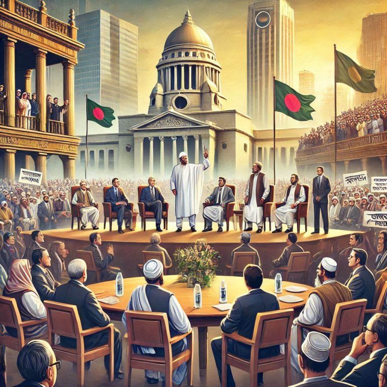 image of political meeting in bangladesh on economy and social issues 2