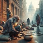 image of poverty with beggars on the streets in bangladesh 1